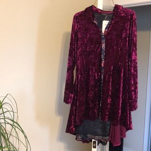 Gorgeous crushed velvet Tunic/dress